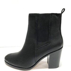 Splendid Newbury Black Leather Ankle Boot Size 8.5